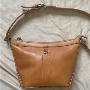 Etienne Aigner Brown Shoulder Bag | Medium Shoulder Purse